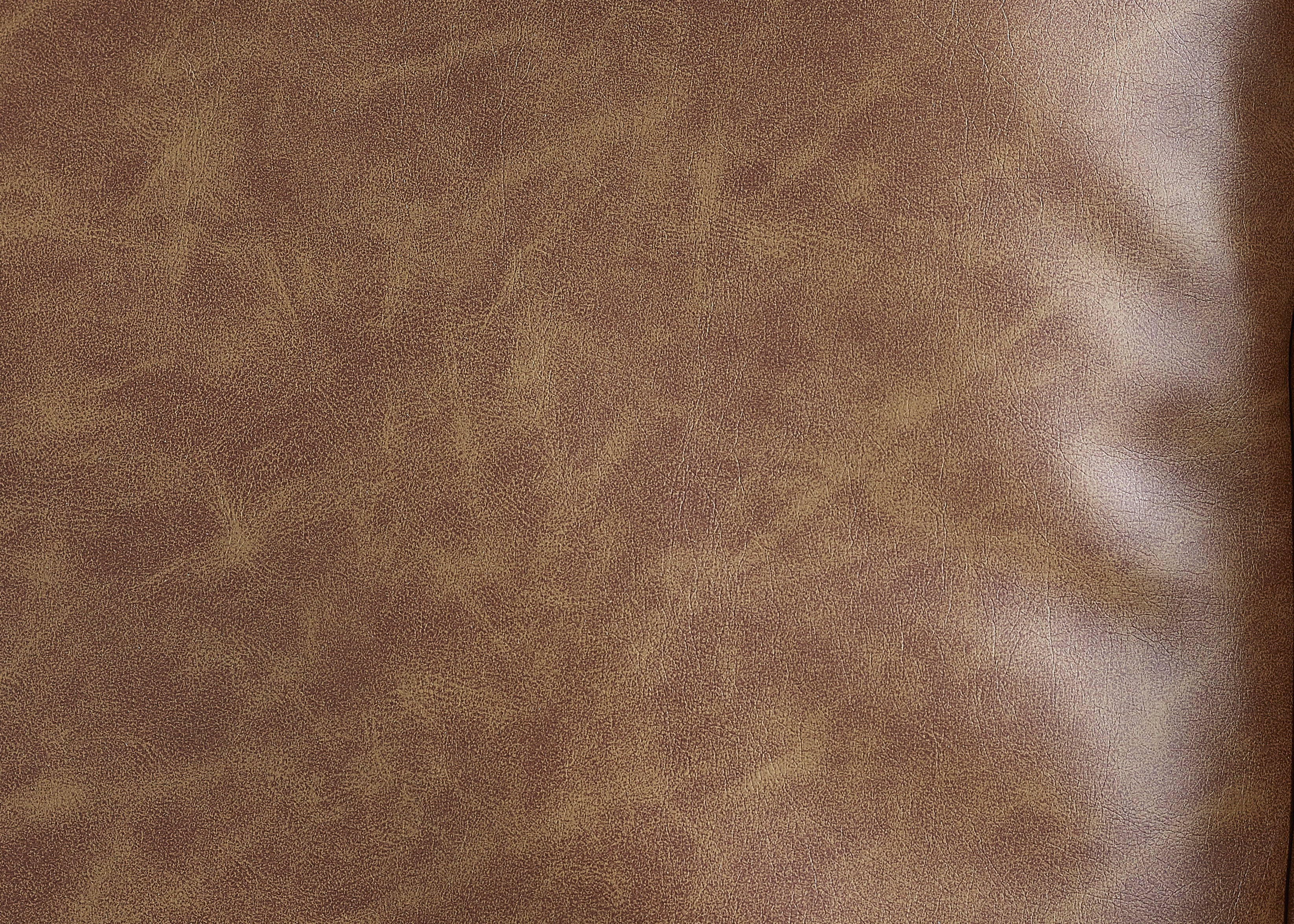 Callow Brown Faux Leather Sofa | 2 Seater